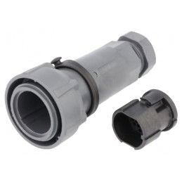 Conector circular mufă tată 32 PIN fără contacte pe cablu | Electronic-mag.ro | Componente Electronice