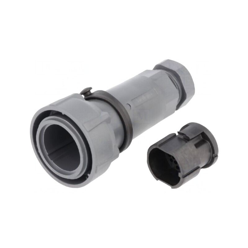 Conector circular mufă tată 32 PIN fără contacte pe cablu | Electronic-mag.ro | Componente Electronice