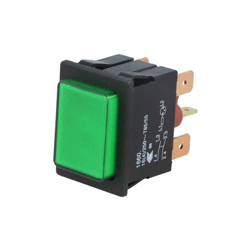 Comutator DPST 16A/250VAC OFF-ON | Electronic-mag.ro | Componente Electronice