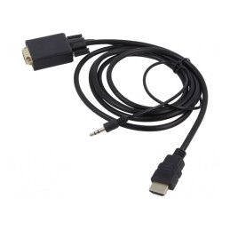 Cablu HDMI 1.4 1,8m Negru | Electronic-mag.ro | Componente Electronice