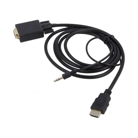 Cablu HDMI 1.4 1,8m Negru | Electronic-mag.ro | Componente Electronice