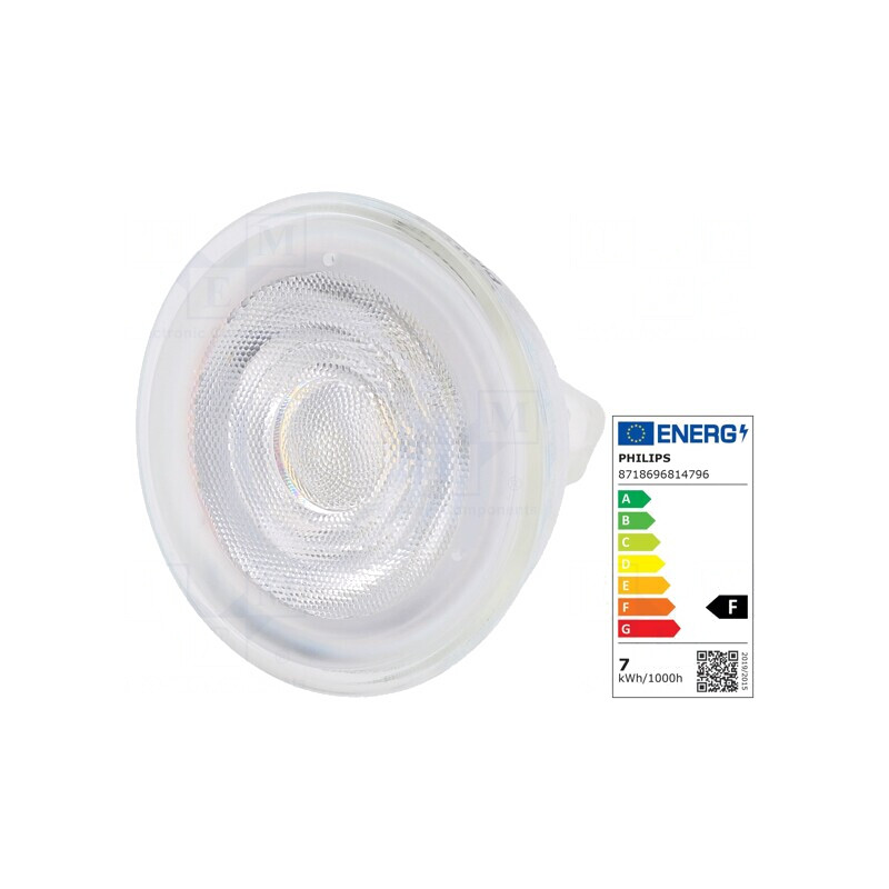 Lampă LED GU5.3 7W 4000K 660lm Alb Neutru | Electronic-mag.ro | Componente Electronice