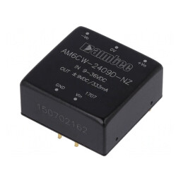 Convertor DC/DC 9-36V la 9V/-9V 6W 1x1 | Electronic-mag.ro | Componente Electronice