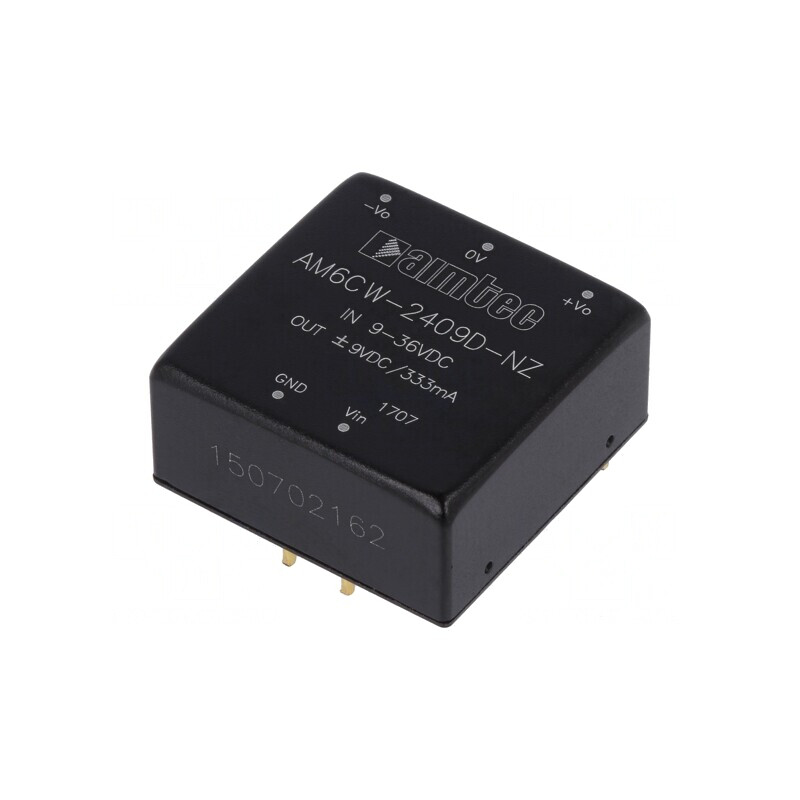 Convertor DC/DC 9-36V la 9V/-9V 6W 1x1 | Electronic-mag.ro | Componente Electronice Convertor DC/DC 9-36V la 9V/-9V 6W 1x1 | Electronic-mag.ro | Componente Electronice