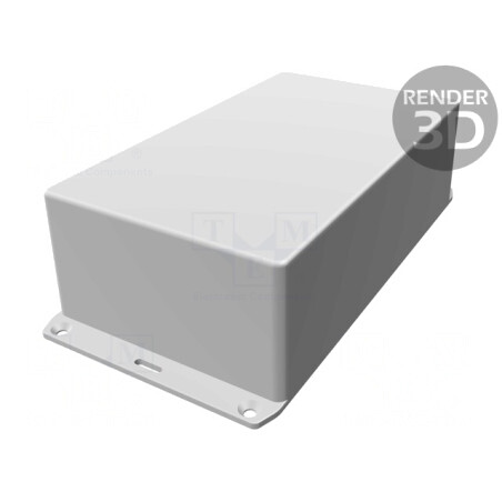 Carcasă Universală Gri IP54 110x191x61mm ABS | Electronic-mag.ro | Componente Electronice