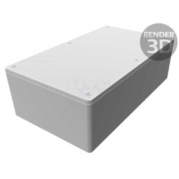 Carcasă universală ABS neagră 113x193x61mm | Electronic-mag.ro | Componente Electronice