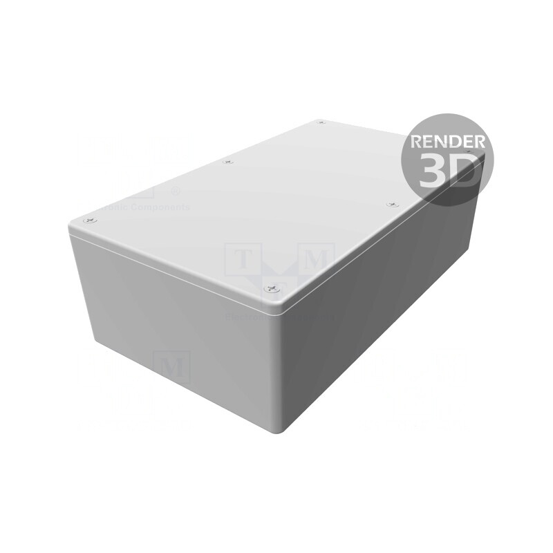 Carcasă universală ABS neagră 113x193x61mm | Electronic-mag.ro | Componente Electronice