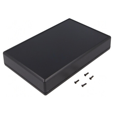 Carcasă Universală Neagră ABS 140x220x40 mm | Electronic-mag.ro | Componente Electronice