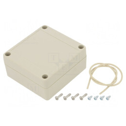 Carcasă universală ABS IP65 80x85x40mm Ritec RP1055 | Electronic-mag.ro | Componente Electronice