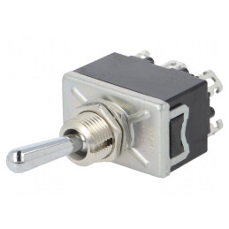 Comutator Basculant DPDT ON-ON pentru Lipit | Electronic-mag.ro | Componente Electronice