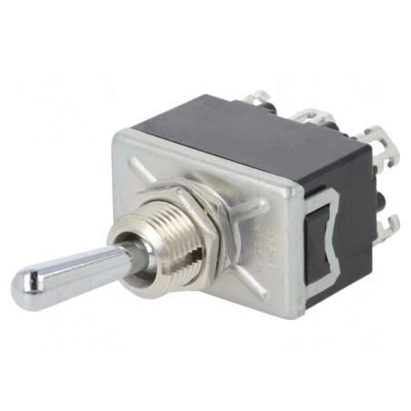 Comutator Basculant DPDT ON-ON pentru Lipit | Electronic-mag.ro | Componente Electronice