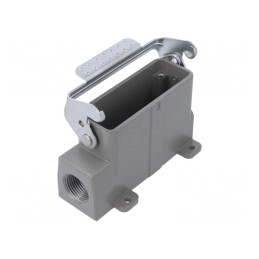 Carcasă pentru Conectori HDC D16A cu Clichet M20 | Electronic-mag.ro | Componente Electronice