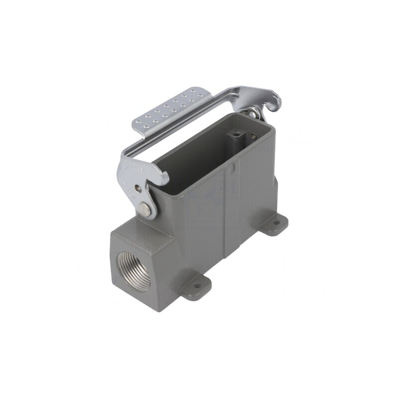 Carcasă pentru conectori HDC D16A cu clichet PG16 | Electronic-mag.ro | Componente Electronice