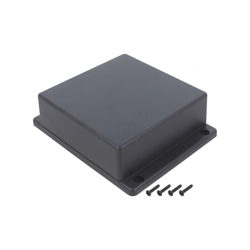 Carcasă Universală 125mm x 125mm x 45mm cu Lame de Fixare | Electronic-mag.ro | Componente Electronice