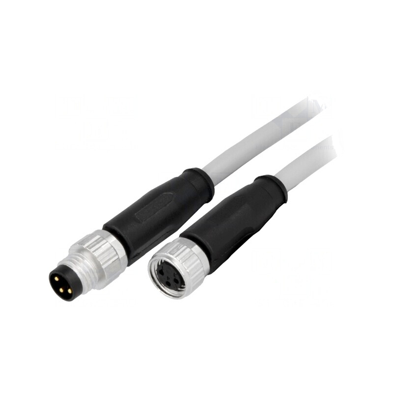 Cablu senzori automatizări M8 3 pini tată-mamă | Electronic-mag.ro | Componente Electronice Cablu senzori automatizări M8 3 pini tată-mamă | Electronic-mag.ro | Componente Electronice