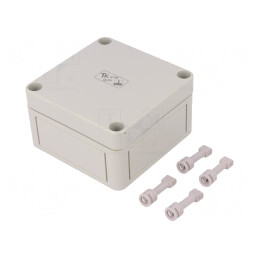 Carcasă Universală Polistiren Gri 94x94x57mm | Electronic-mag.ro | Componente Electronice