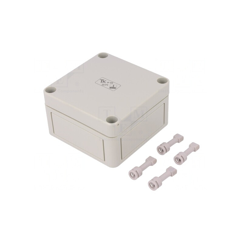 Carcasă Universală Polistiren Gri 94x94x57mm | Electronic-mag.ro | Componente Electronice