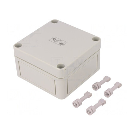 Carcasă Universală Polistiren Gri 94x94x57mm | Electronic-mag.ro | Componente Electronice