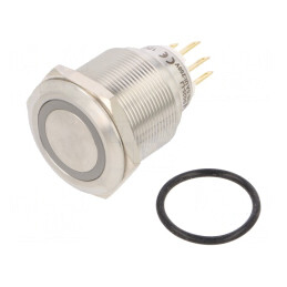 Comutator anti-vandalism SPDT 3A/220VAC 5A/24VDC IP65 | Electronic-mag.ro | Componente Electronice