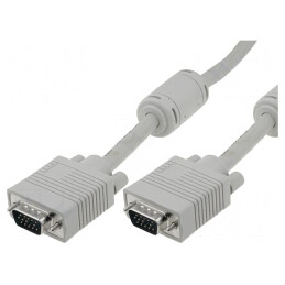 Cablu D-Sub 15pin HD 10m Gri | Electronic-mag.ro | Componente Electronice