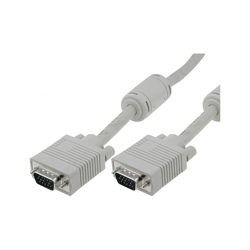 Cablu D-Sub 15pin HD 10m Gri | Electronic-mag.ro | Componente Electronice