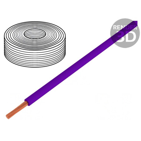 Cablu Cu 0,25mm2 PVC Violet 50m | Electronic-mag.ro | Componente Electronice
