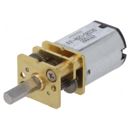 Motor DC 6V cu Transmisie și Ax Crestătură D 50rpm | Electronic-mag.ro | Componente Electronice