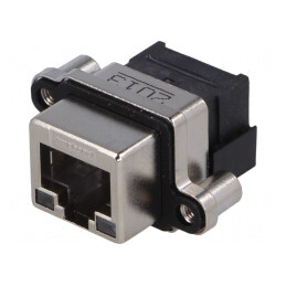 Soclu RJ45 IP67 Montare Panou 90° | Electronic-mag.ro | Componente Electronice