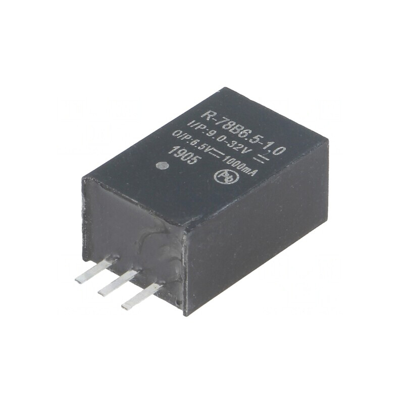 Convertor DC/DC 6.5W 9-32V la 6.5V 1A SIP3 | Electronic-mag.ro | Componente Electronice