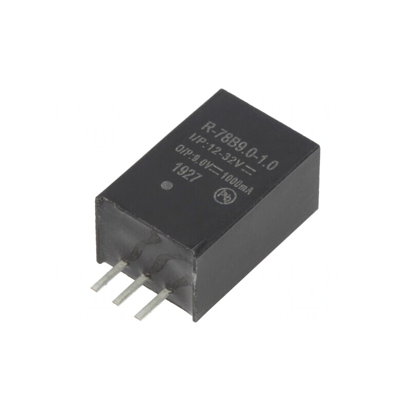 Convertor DC-DC 9W 12-32V la 9V 1A SIP3 PCB | Electronic-mag.ro | Componente Electronice