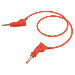 Cablu de măsurare 19A mufă banană 4 mm dublu | Electronic-mag.ro | Componente Electronice