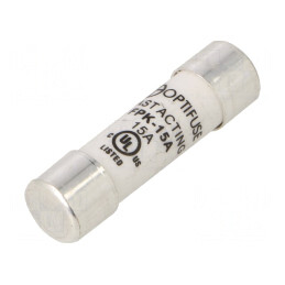 Siguranță ardere rapidă 15A 600V | Electronic-mag.ro | Componente Electronice