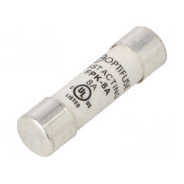 Siguranță ardere rapidă 8A 600V 10.3x38mm | Electronic-mag.ro | Componente Electronice