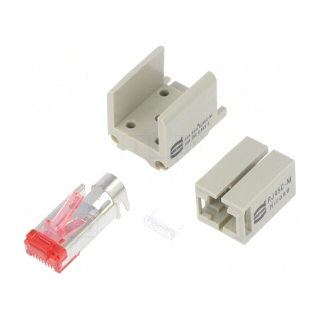 Conector Ethernet Han Brid-RJ45 C-M Hirose | Electronic-mag.ro | Componente Electronice