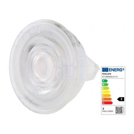 Lampa LED GU5,3 7W Alb Cald 3000K | Electronic-mag.ro | Componente Electronice