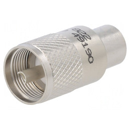 Mufă UHF PL-259 Tată Lipire Cablu PTFE Argintat | Electronic-mag.ro | Componente Electronice