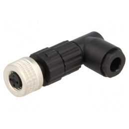 Conector M8 3-Pin unghi 90° cablu IP67 | Electronic-mag.ro | Componente Electronice