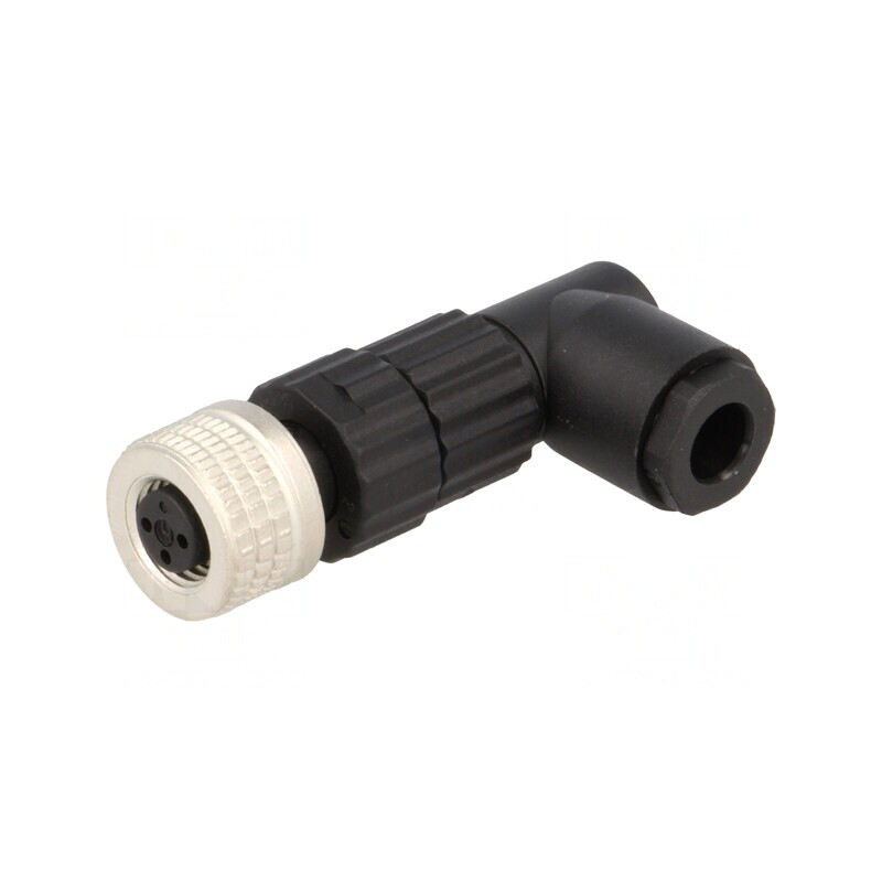 Conector M8 3-Pin unghi 90° cablu IP67 | Electronic-mag.ro | Componente Electronice