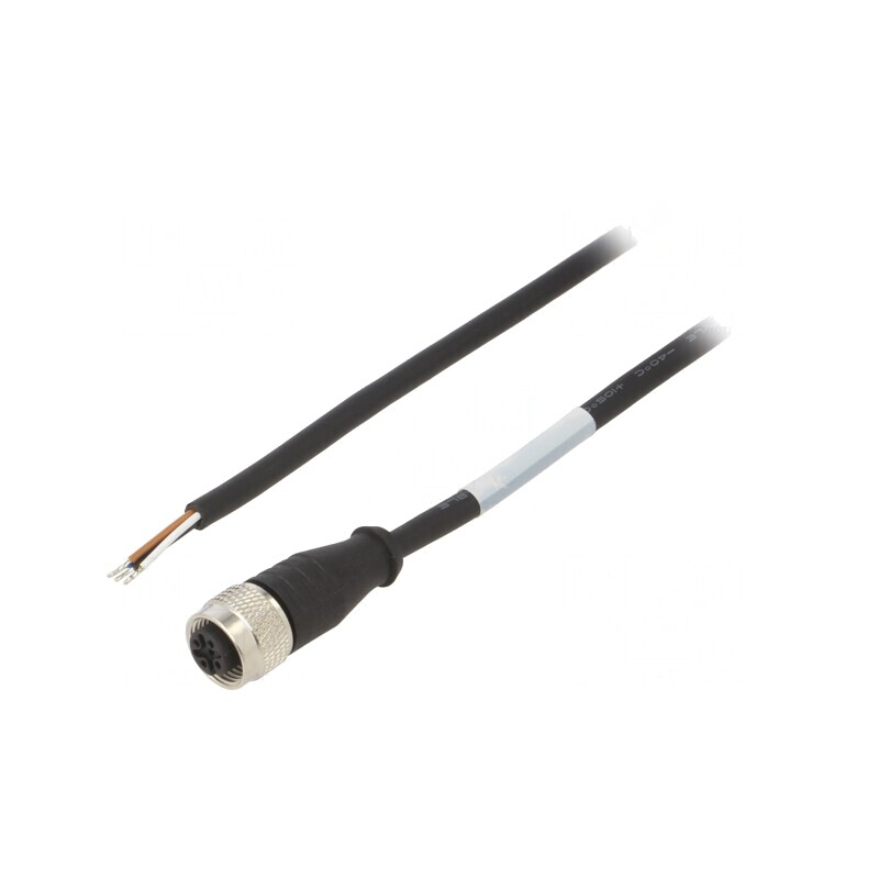 Cablu Conectare M12 4 Pin 1.5m 250VAC 4A PVC | Electronic-mag.ro | Componente Electronice