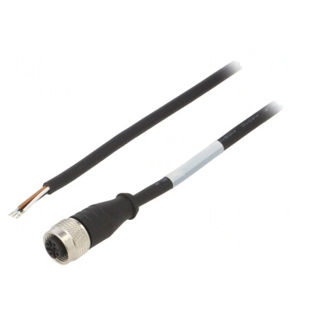 Cablu Conectare M12 4 Pin 1.5m 250VAC 4A PVC | Electronic-mag.ro | Componente Electronice