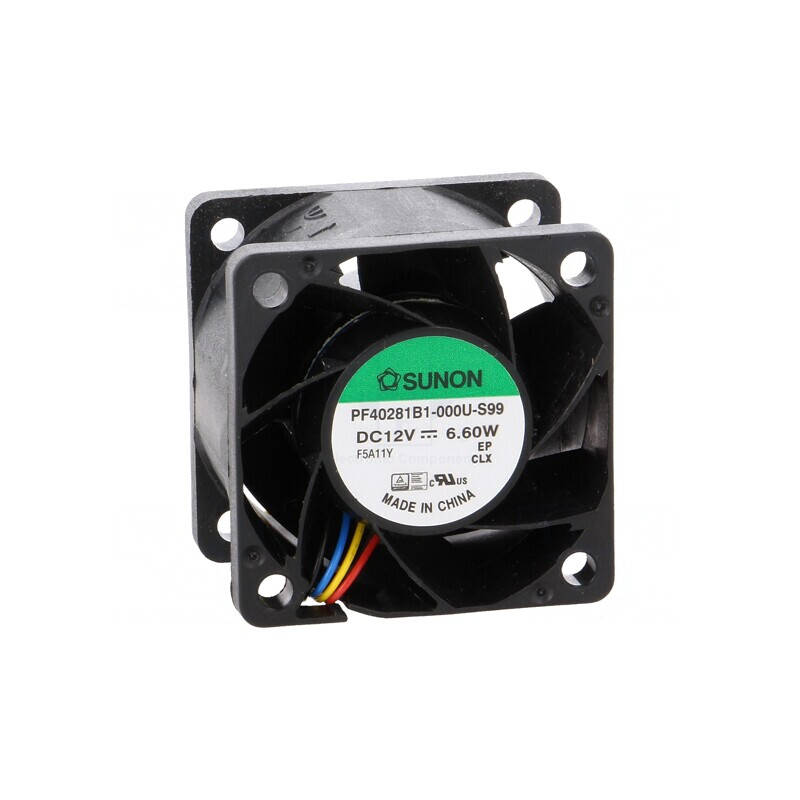 Ventilator axial DC 12V 40x40x28mm 42,3m3/h 56dBA cu bilă | Electronic-mag.ro | Componente Electronice Ventilator axial DC 12V 40x40x28mm 42,3m3/h 56dBA cu bilă | Electronic-mag.ro | Componente Electronice