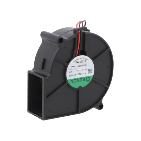 Ventilator DC 24V 75x75x30mm 18,35m3/h 32,9dBA | Electronic-mag.ro | Componente Electronice