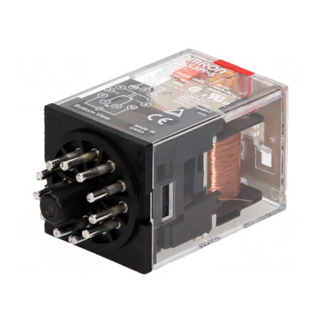 Releu electromagnetic 3PDT 110V 10A | Electronic-mag.ro | Componente Electronice