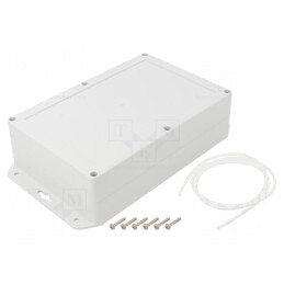 Carcasă universală ABS gri deschis 140x210x60mm | Electronic-mag.ro | Componente Electronice
