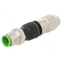 Mufă M12 4 PIN pe cablu IDC | Electronic-mag.ro | Componente Electronice