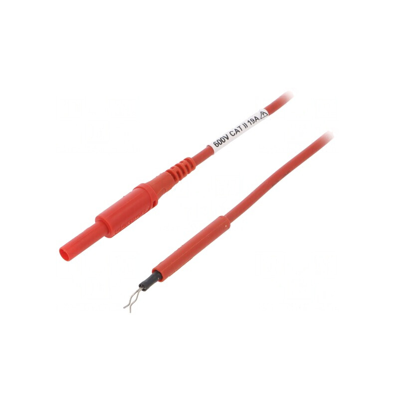 Cablu de Măsurare 19A cu Mufă Banană 4 mm | Electronic-mag.ro | Componente Electronice