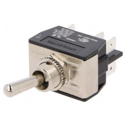 Comutator Basculant DPDT ON-ON 10A 250V Ø12.7mm | Electronic-mag.ro | Componente Electronice