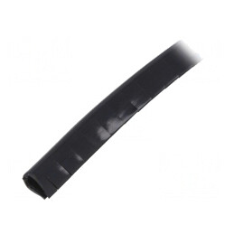 Ecran PVC 10mm Negru 10m | Electronic-mag.ro | Componente Electronice