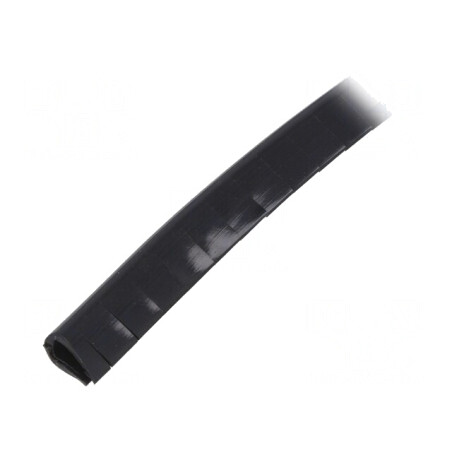 Ecran PVC 10mm Negru 10m | Electronic-mag.ro | Componente Electronice