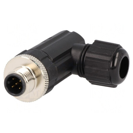 Mufă M12 5 pini tată IP68 pe cablu DeviceNet/CANopen | Electronic-mag.ro | Componente Electronice